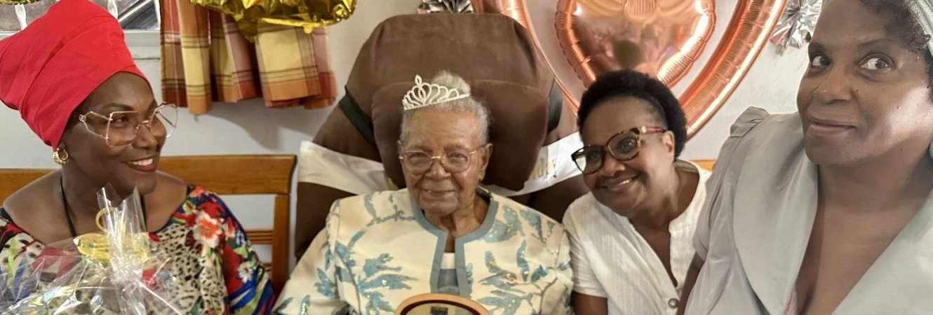 Madame CHADRU Surprise Martyrine a fêté ses 102 ans.