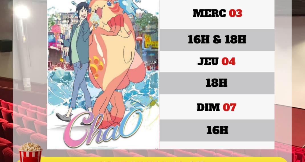 Le programme des films au Ciné-Théâtre de Lamentin