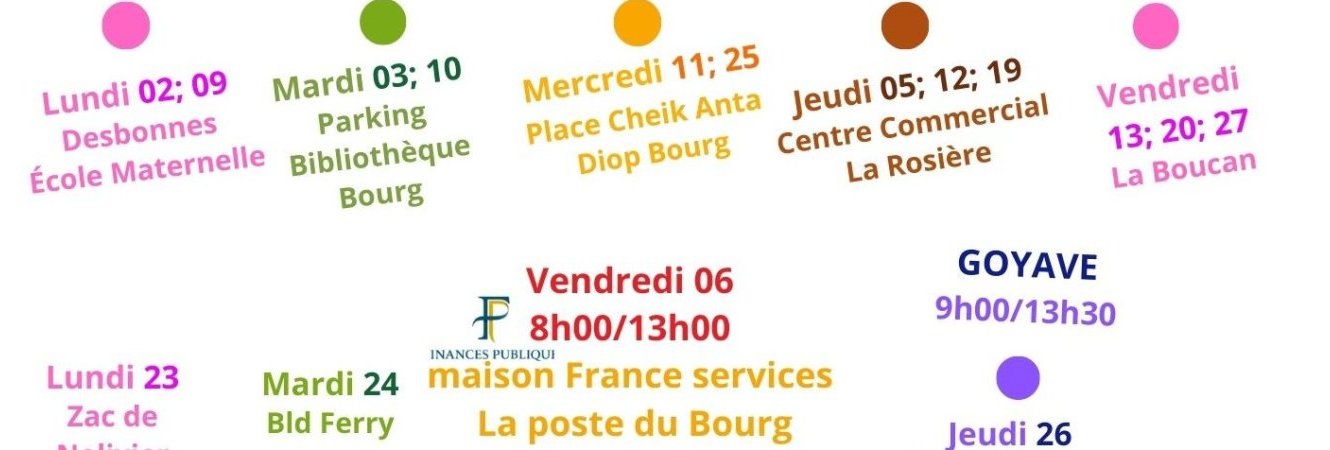 Le Bus France Services – Nord Basse-Terre vient à votre rencontre en février 2026 !