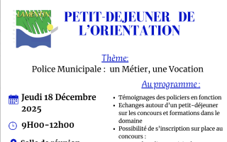 Petit-Déjeuner de l'Orientation – Spécial Police Municipale