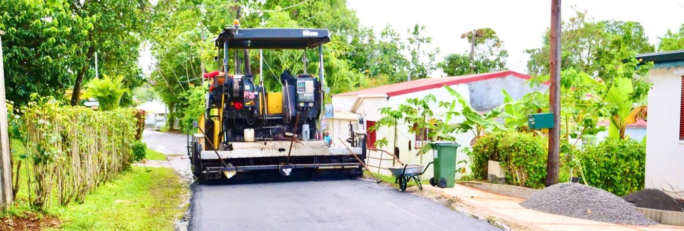 Travaux en cours - route de Boisbert 