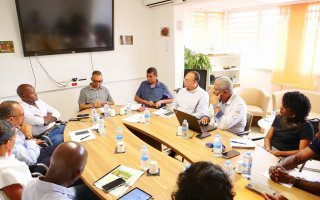 le maire Jocelyn SAPOTILLE réuni ses principaux cadres au Pôle administratif