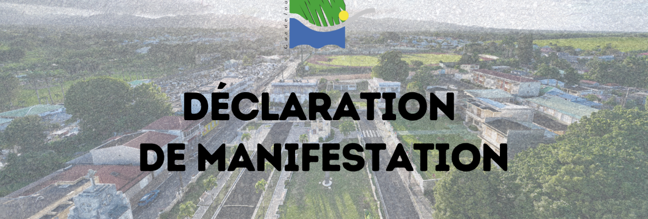Déclaration de manifestation