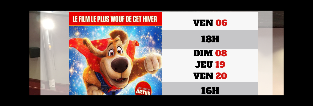 Le programme des films au Ciné-Théâtre de Lamentin