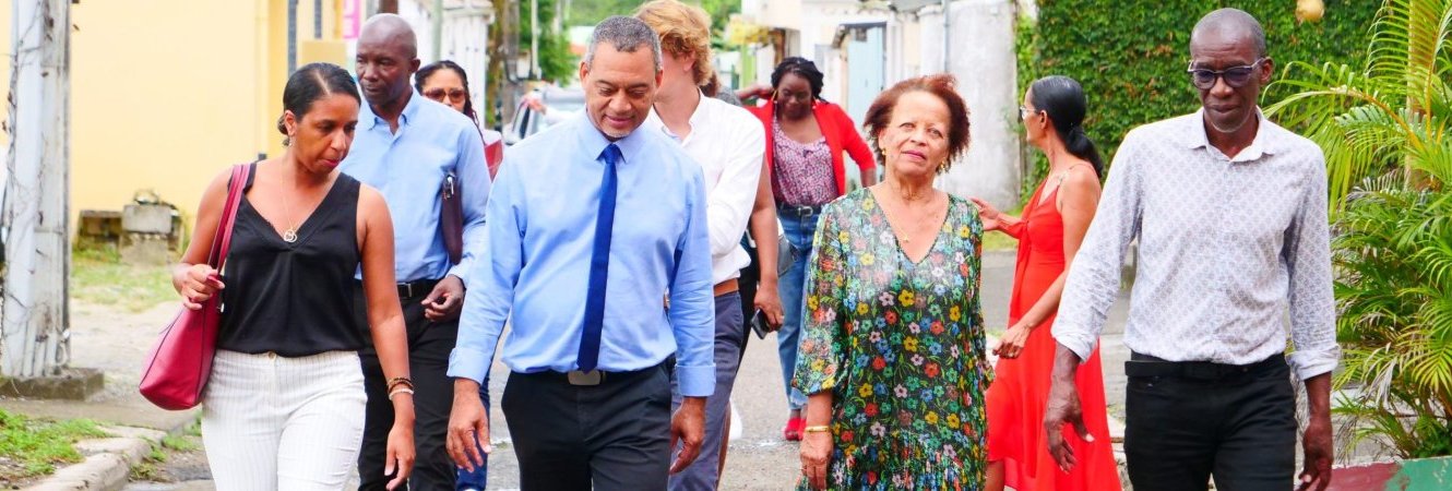 Visite sur le territoire de Lamentin