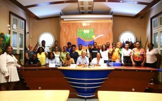 Signature des contrats d'engagement des volontaires dans le cadre du service civique