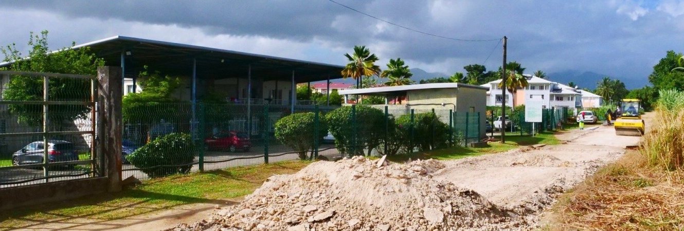 Début des travaux de réfection de la route des impôts à blachon