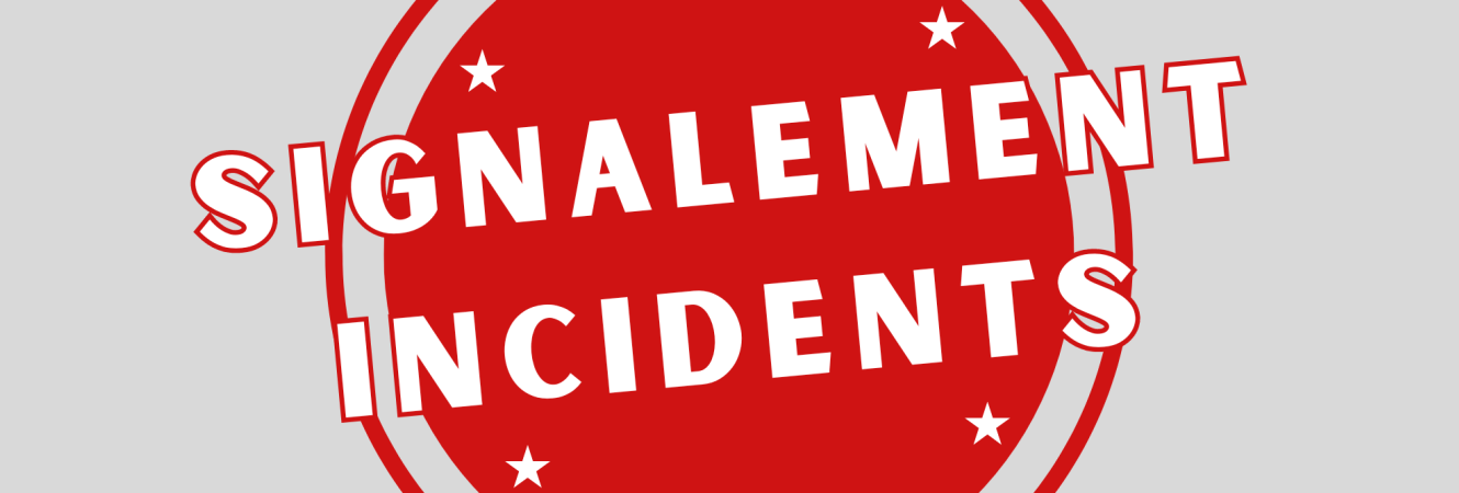 Signalement d'incidents