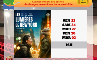 Le programme des films au Ciné-théâtre de Lamentin