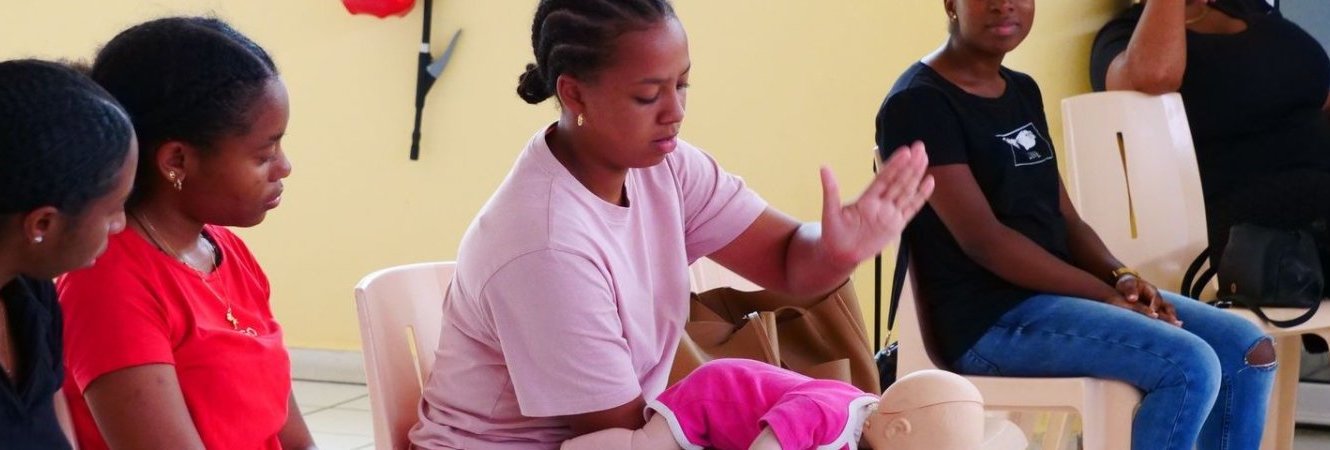 Les volontaires en service civique de la commune